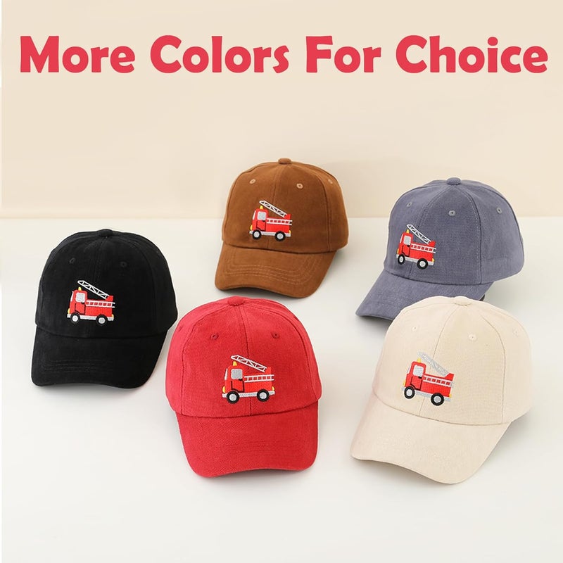 EDCYF Kids Boys Girls Embroidered Baseball Caps Baby Sun hat Toddler Dinosaur Trucker Hats Summer Hats（3-8years - Image 5